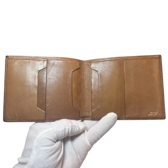 Gucci Lambskin bifold wallet